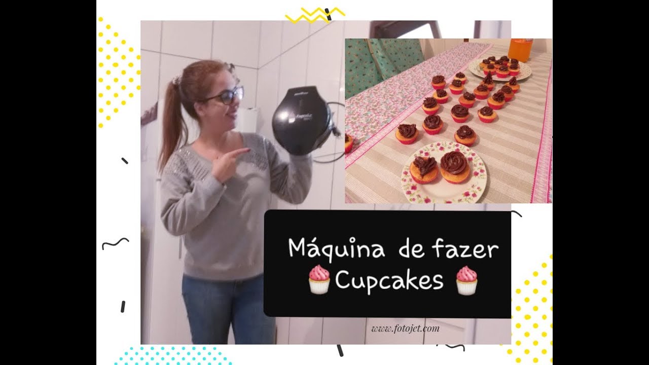 CUPCAKE  FÁCIL E SUPER ECÔNOMICO  🧁 Máquina de cupcake Britânia