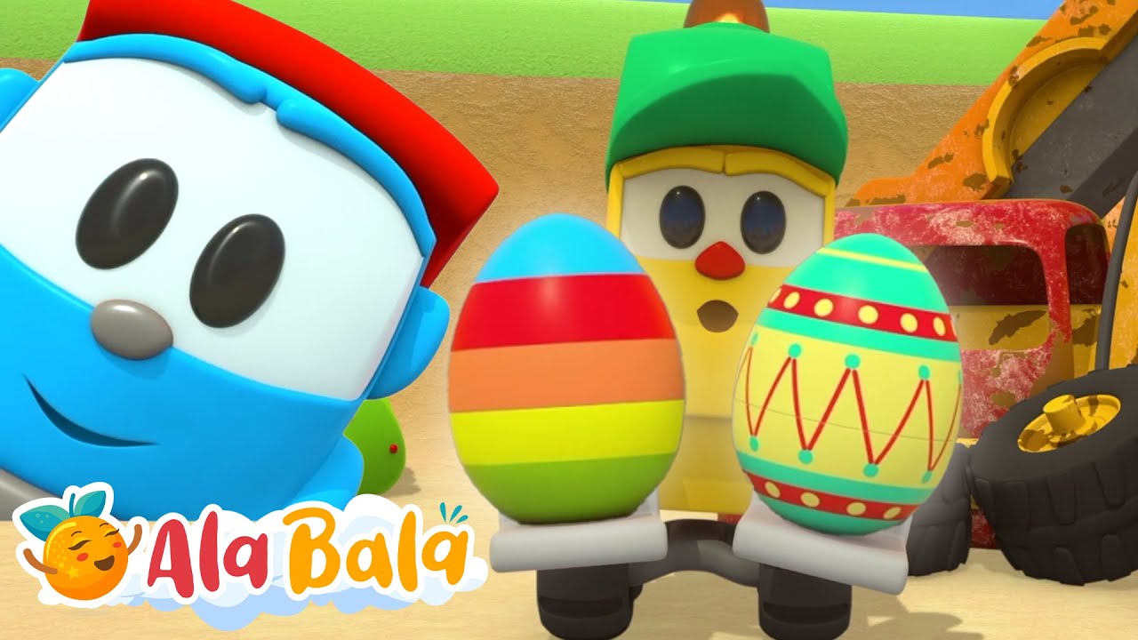 Vânătoare de Ouă cu Surprize! 🐣 Leo, Lea și Trenulețul de Ciocolată 🍫 | Desene Animate pentru Copii