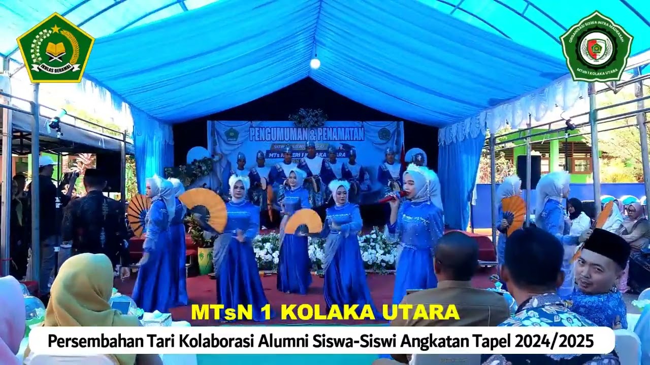PERSEMBAHAN TARI KOLABORASI ALUMNI SISWA-SISWI MTsN 1 KOLAKA UTARA TAHUN 2024/2025