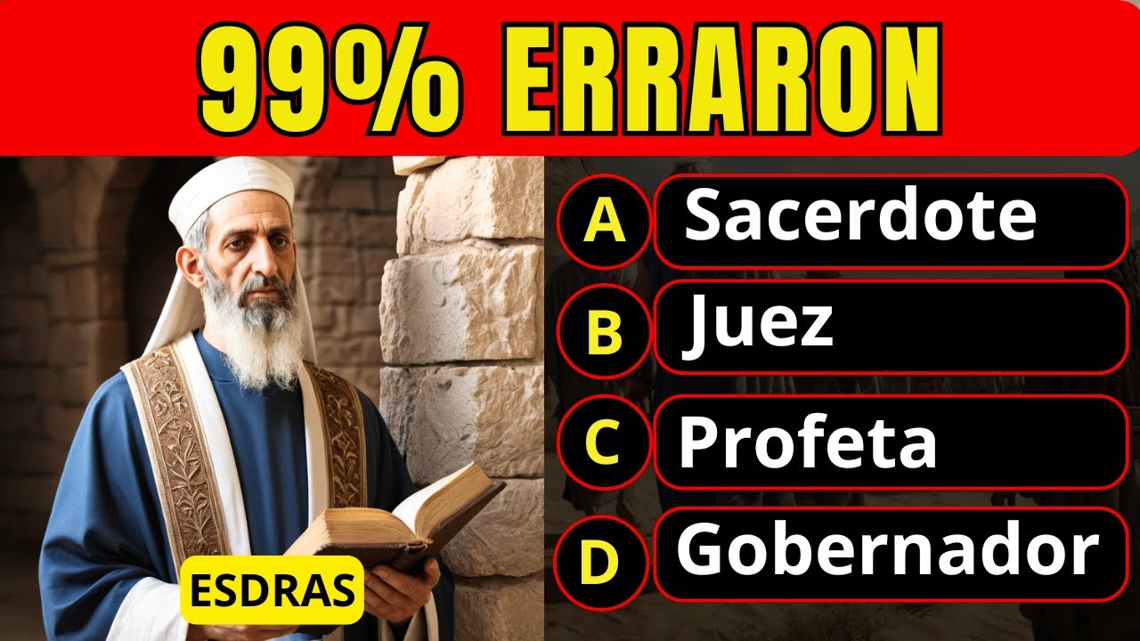LIBRO DE ESDRAS  - 50 PREGUNTAS DE LA BIBLIA  /Reto Biblico Divertido