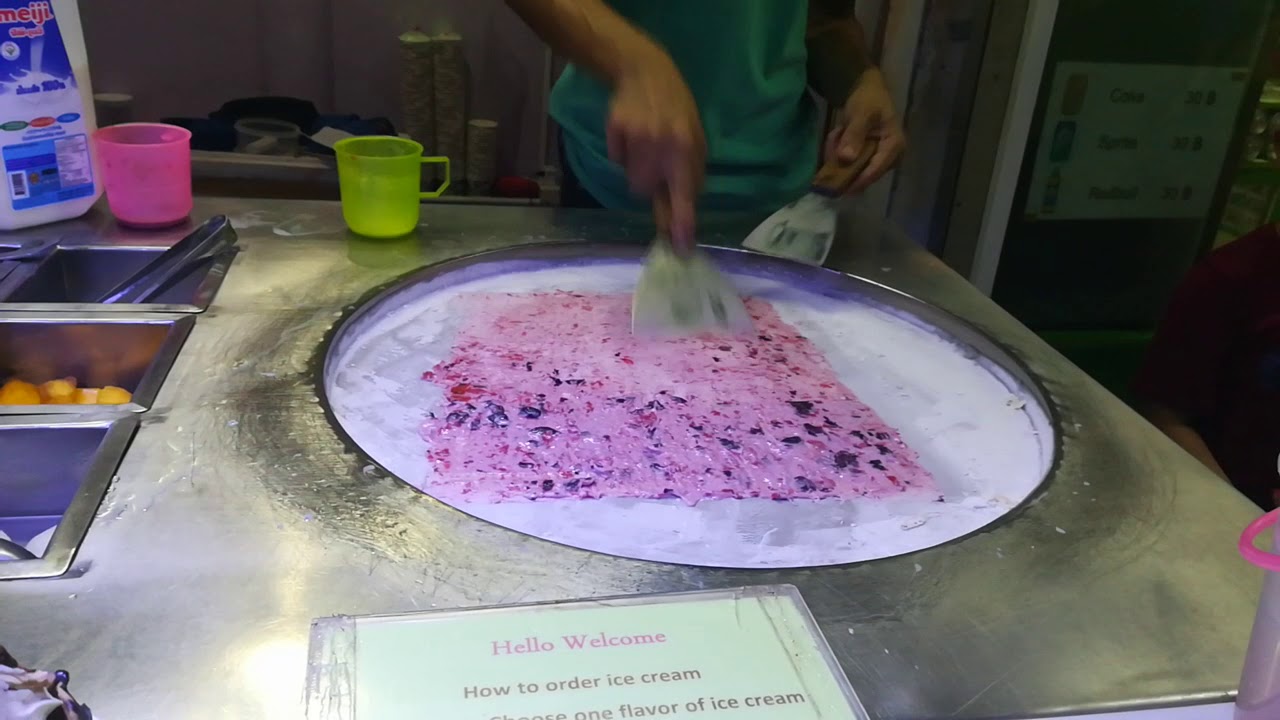Fresh ice cream on Phi Phi islands ,Thailand👌🍦