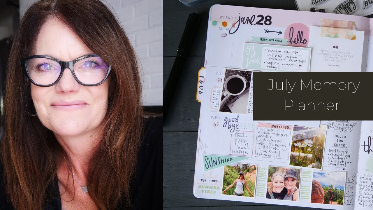 BONUS July Memory Planner (and Stop The Blur) Walk Through