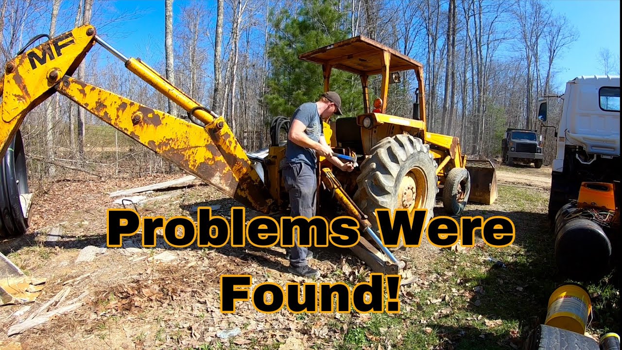 Massey Ferguson Backhoe Restoration pt.1 Engine Teardown