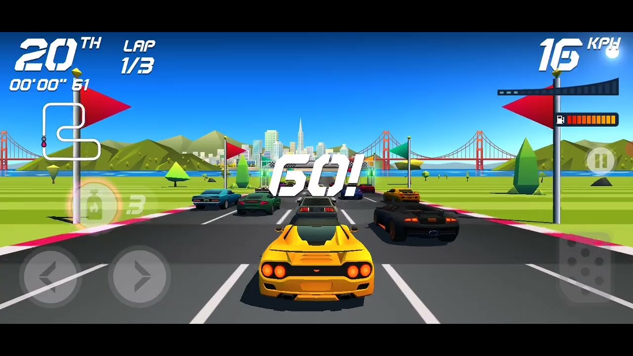 Horizon Chase N1 Прохожу Калифорнию на 100% процентов