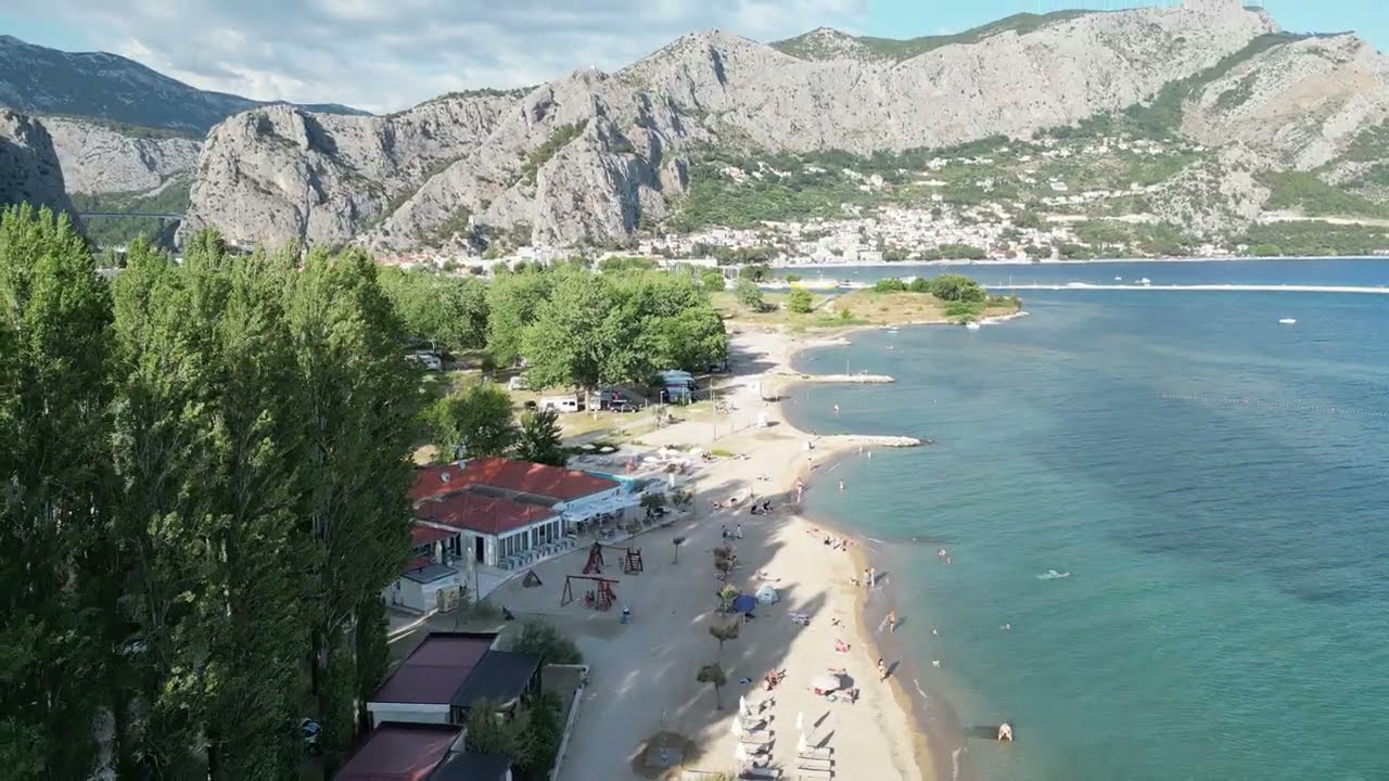 Galeb Camp Omi&scaron; 4k Dron Croatia Chorwacja 2024 🇭🇷 #Croatia #Camp #Drone #Travel #Omis #Galeb