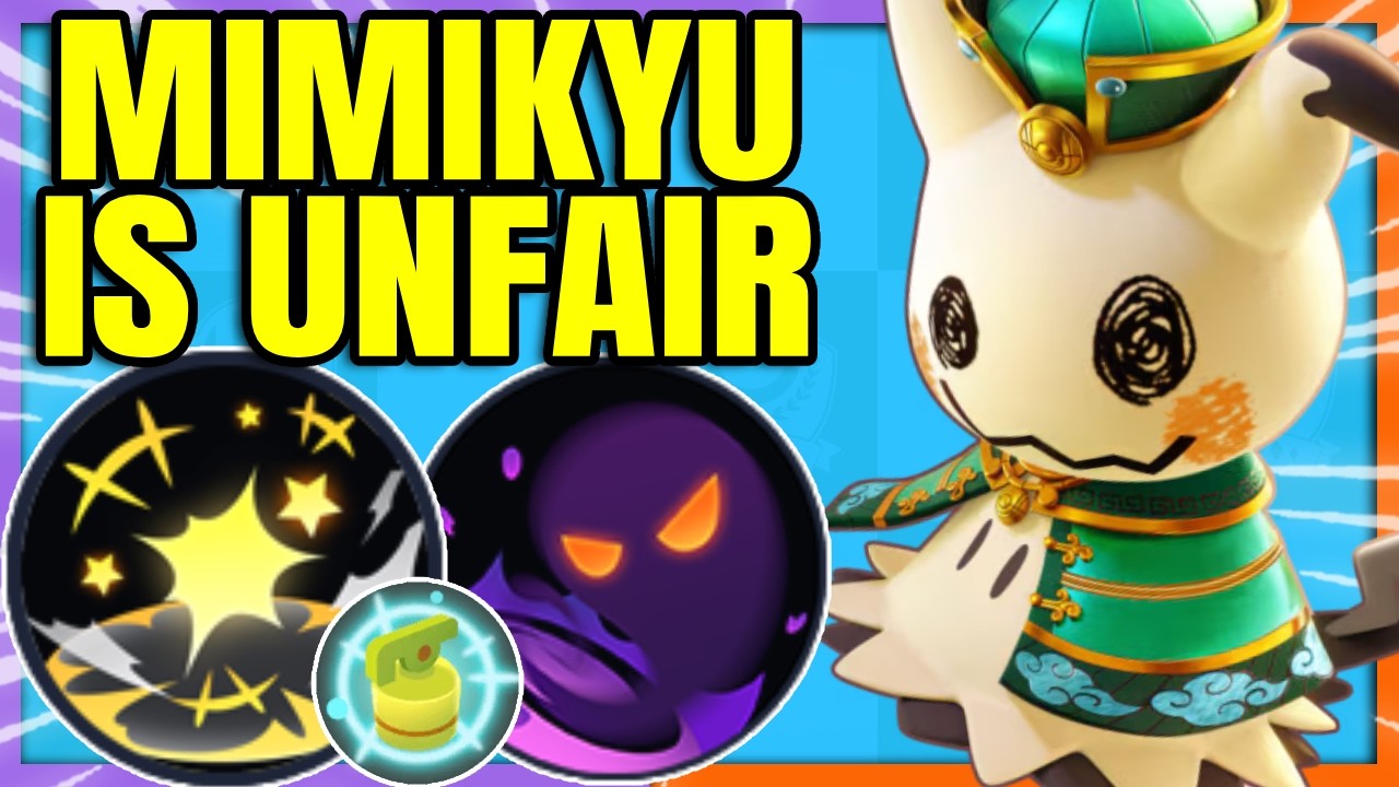 This MIMIKYU BUILD doesnt care about that thing called NERF | Pokemon Unite