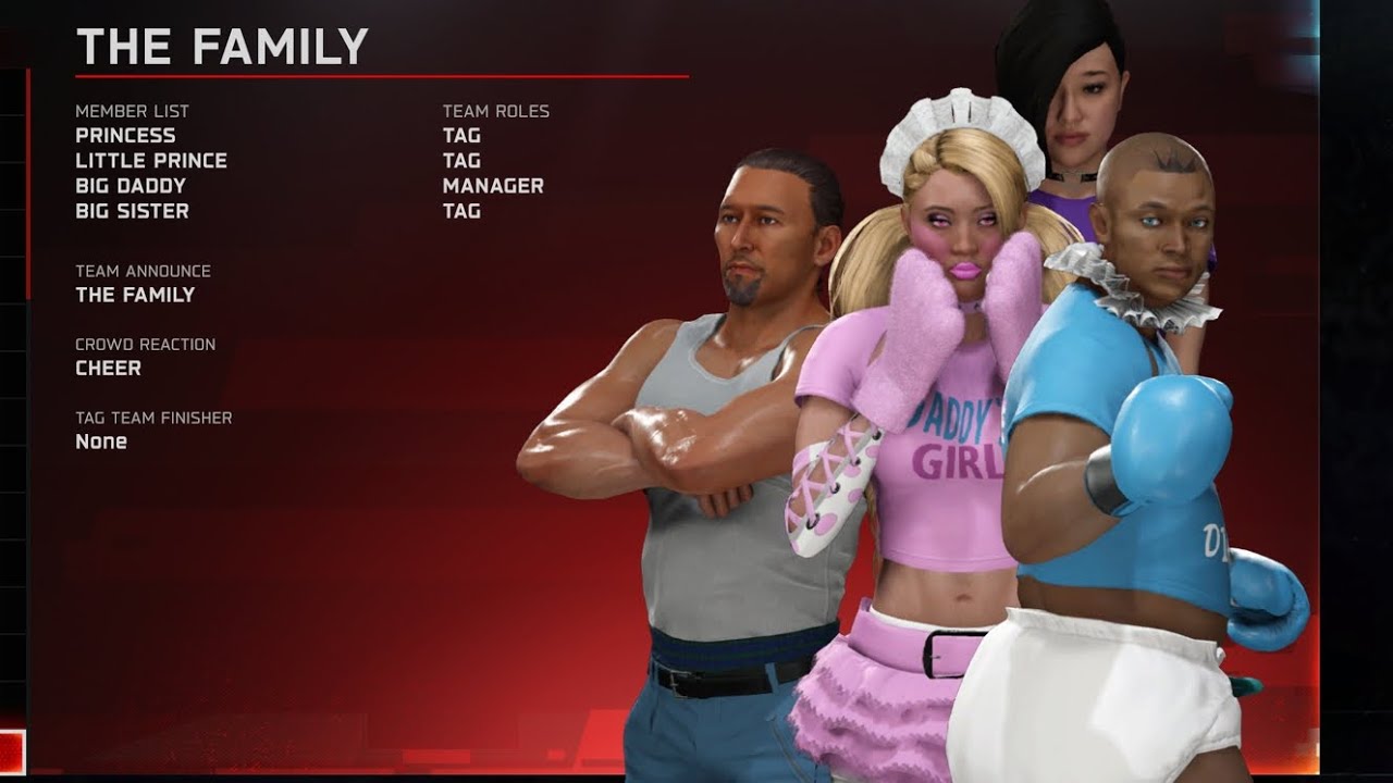 The family matches WWE 2k25 