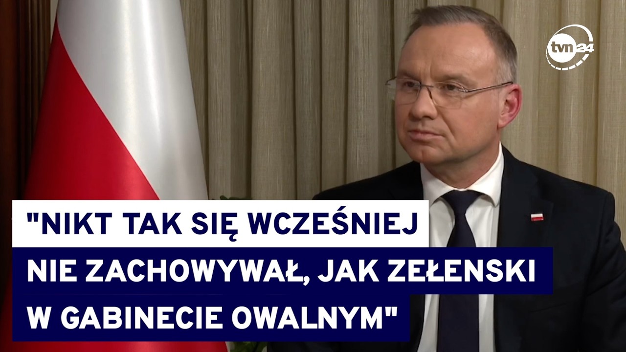 Duda dla TVN o kł&oacute;tni w Białym Domu, spacerze po pokoju, kampanijnej zmianie zdania i 