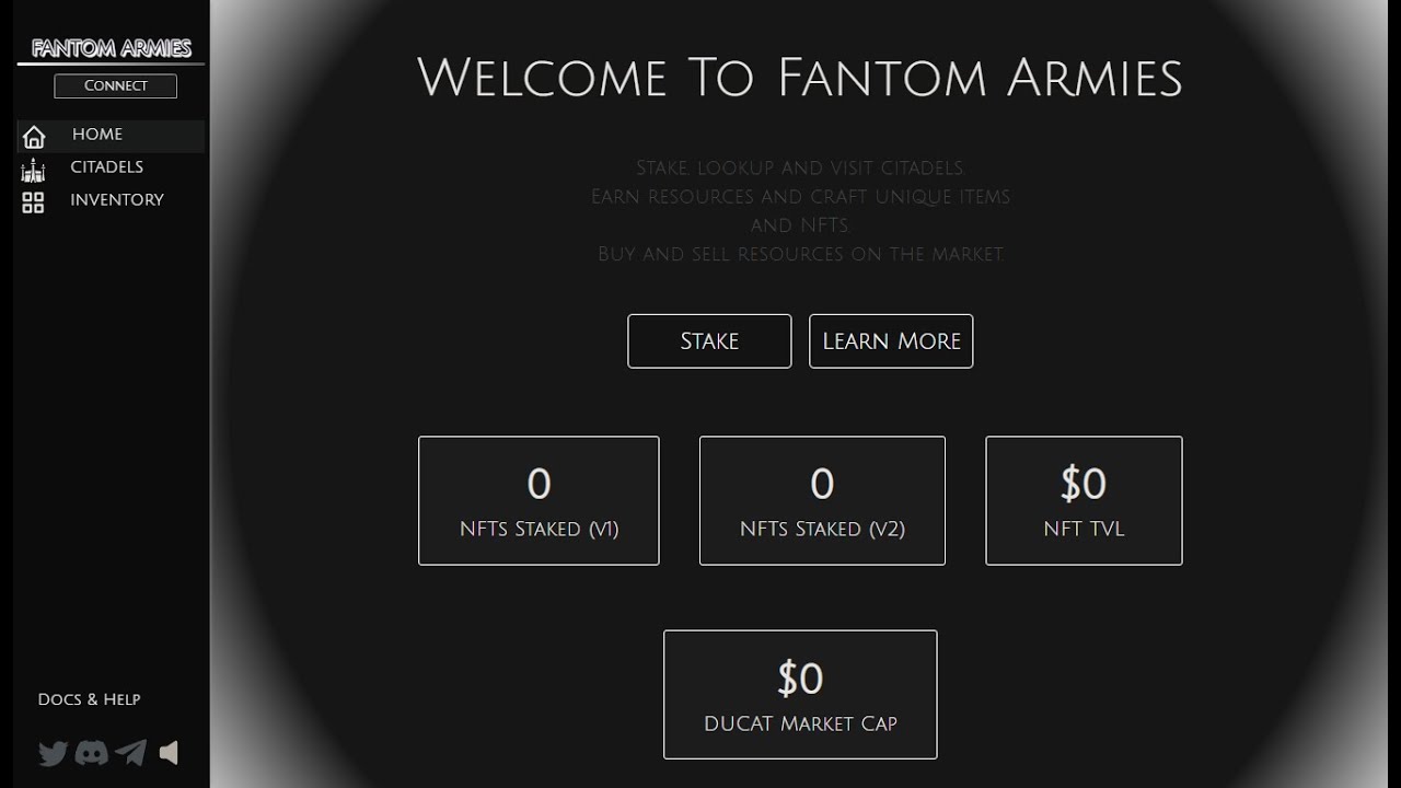 Fantom Armies - An NFT DeFi Game on the Fantom Opera Chain