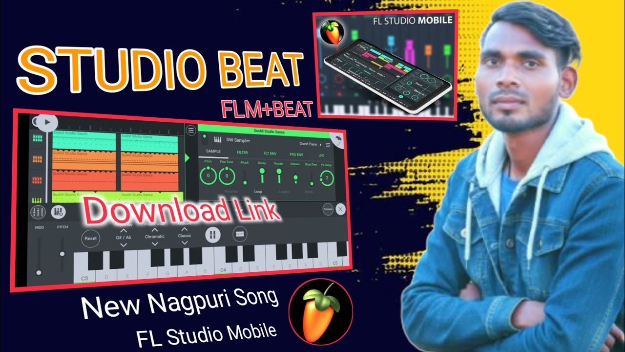 New Nagpuri Studio Beat Flm//FL Studio Mobile Flm Siting