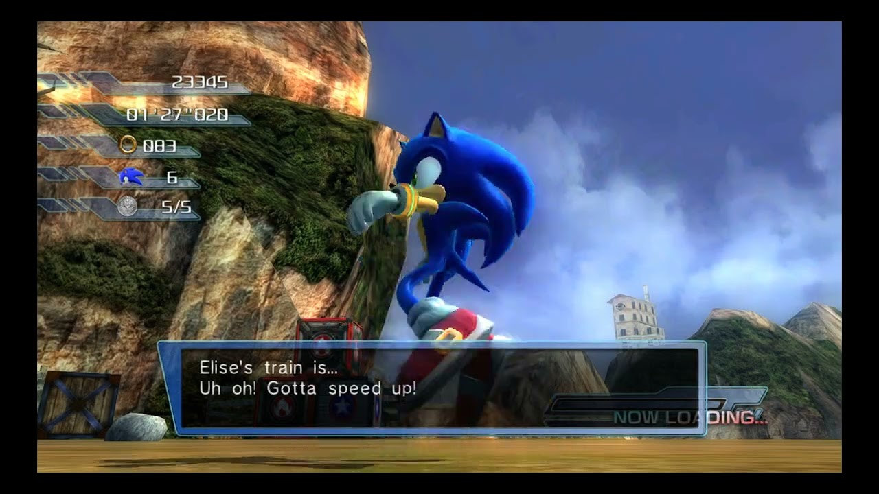 Sonic 06 Legacy of Solaris Physics Sonic's Radical Train FreeStyle