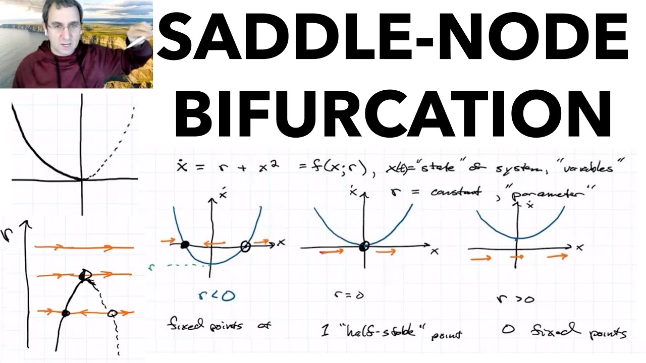 Bifurcations Part 1, Saddle-Node Bifurcation