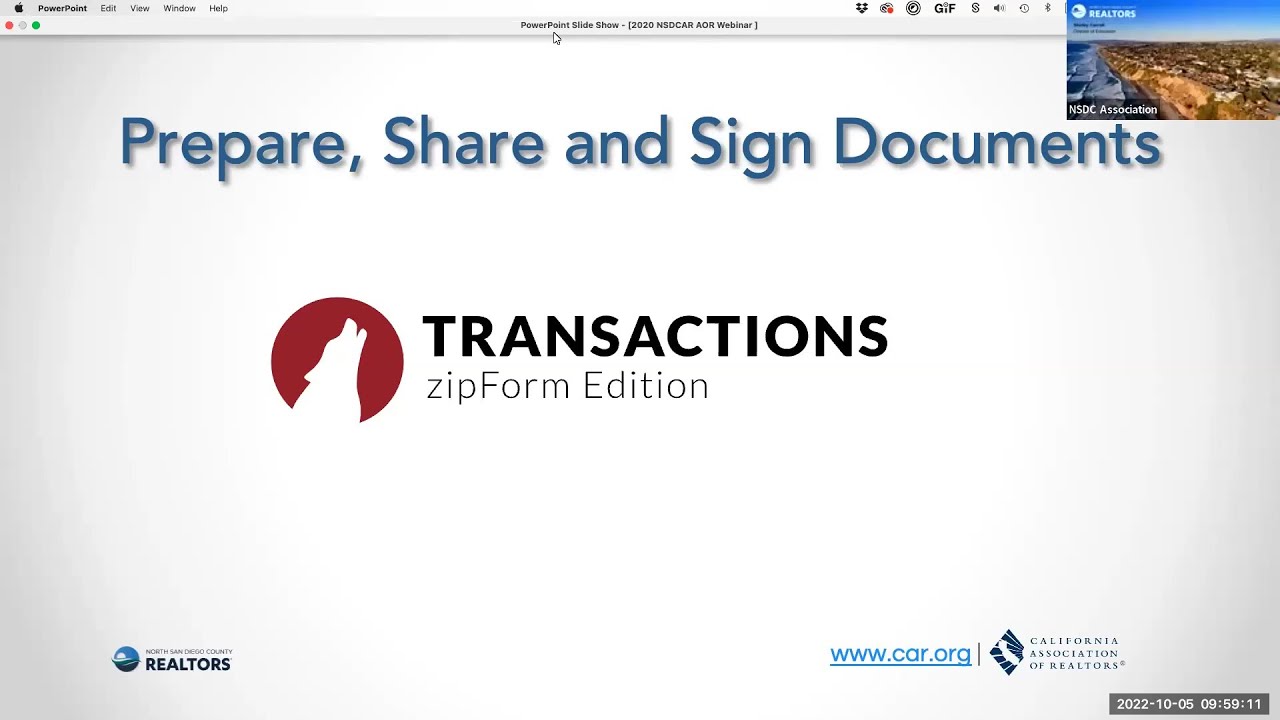 zipForm Training