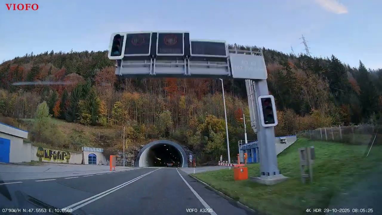 A7 Grenztunnel Füssen - Einreise nach Deutschland