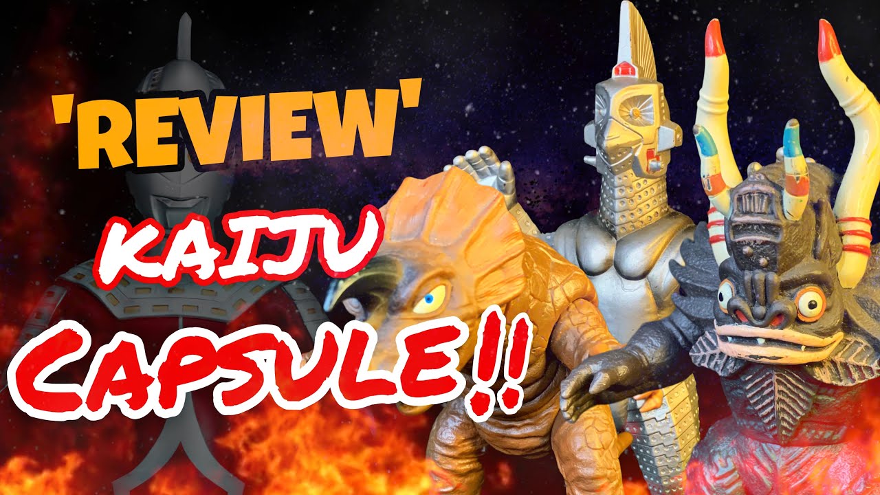 REVIEW 3 KAIJU CAPSULE ULTRASEVEN!! | DAN MOROBOSHI