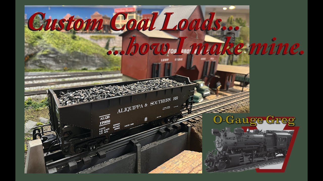 How I add custom coal loads to O Gauge Hoppers