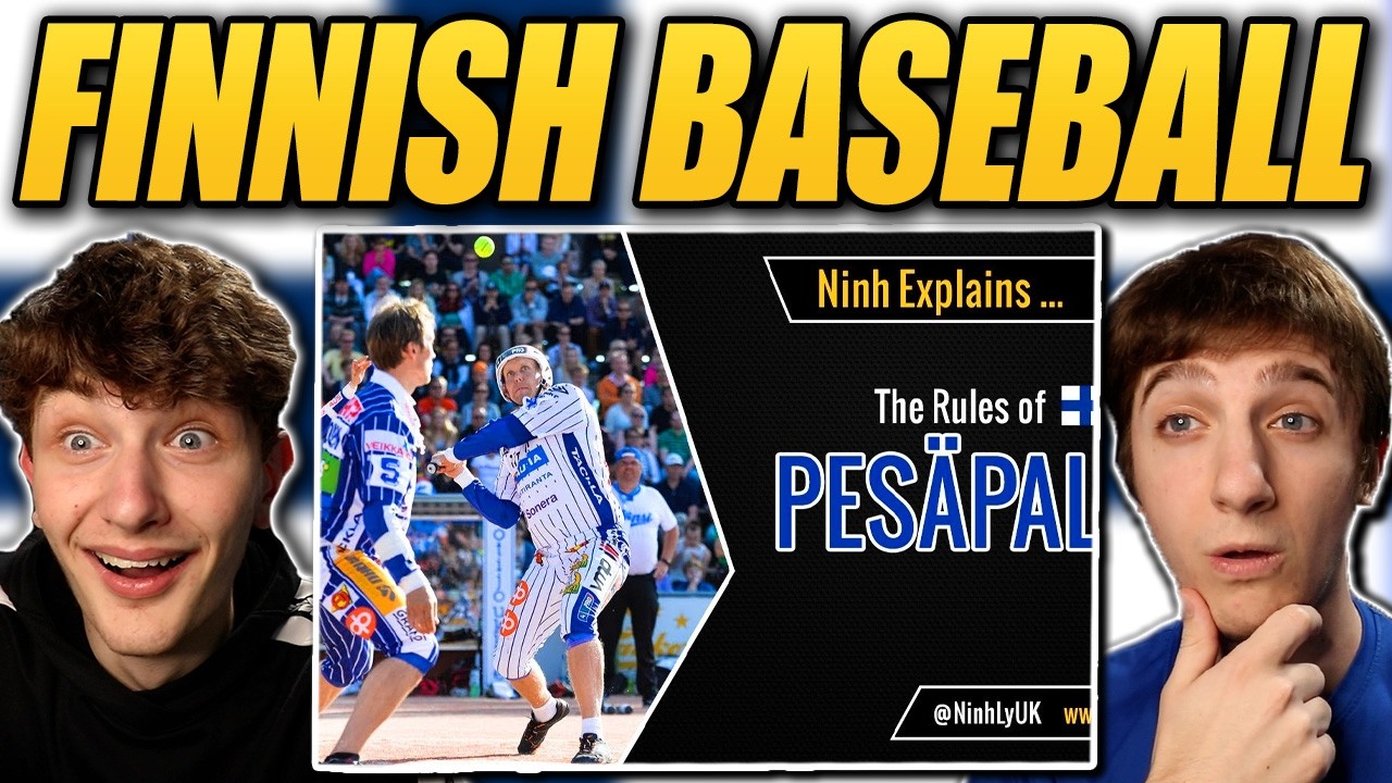 Americans React to Pesäpallo (Finnish Baseball) | The Rules of Pesäpallo REACTION