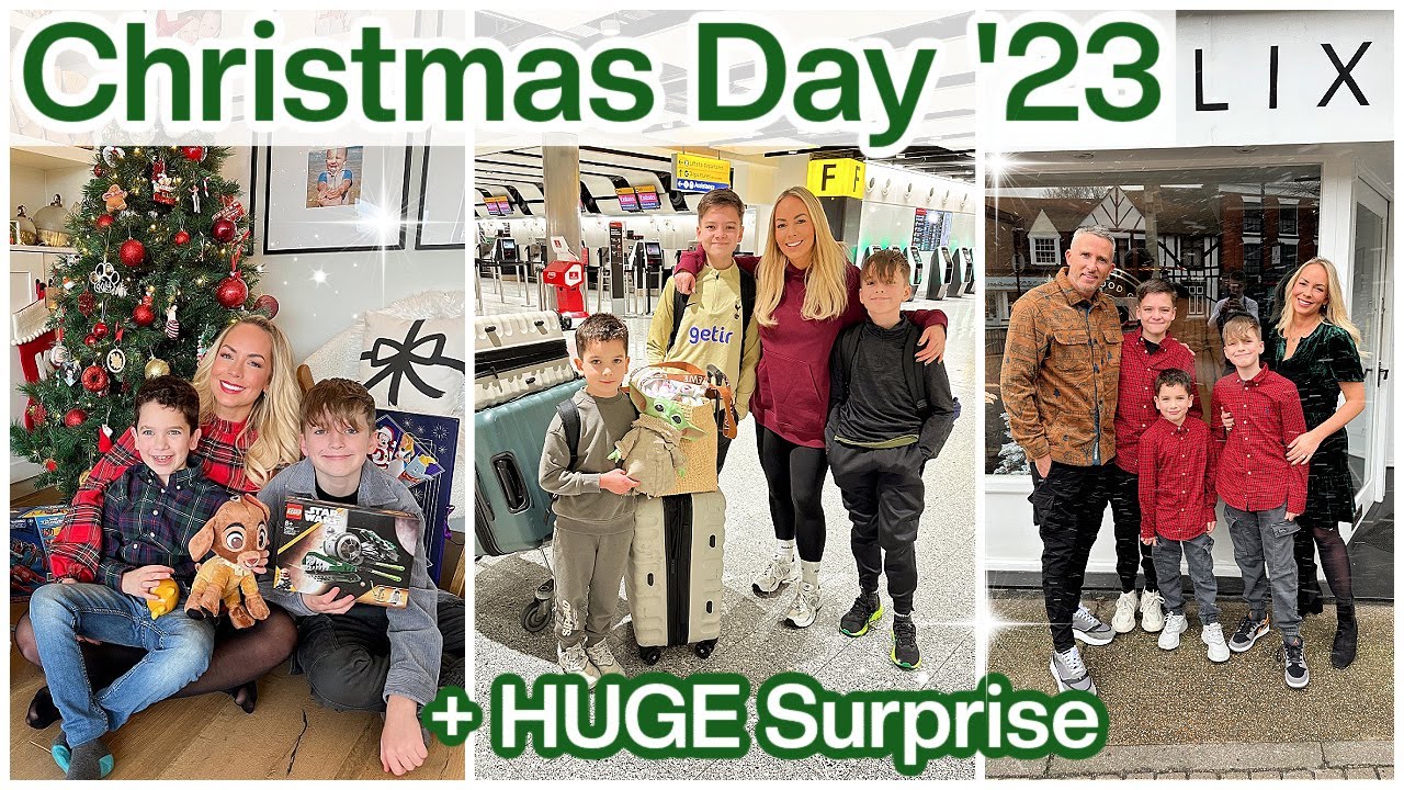 Christmas Day Vlog 2023 + HUGE Surprise Trip