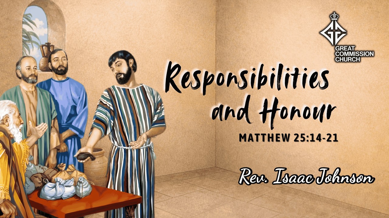 Responsibilities and Honour | 08.03.2026 | 9AM | Sunday Service | GCC