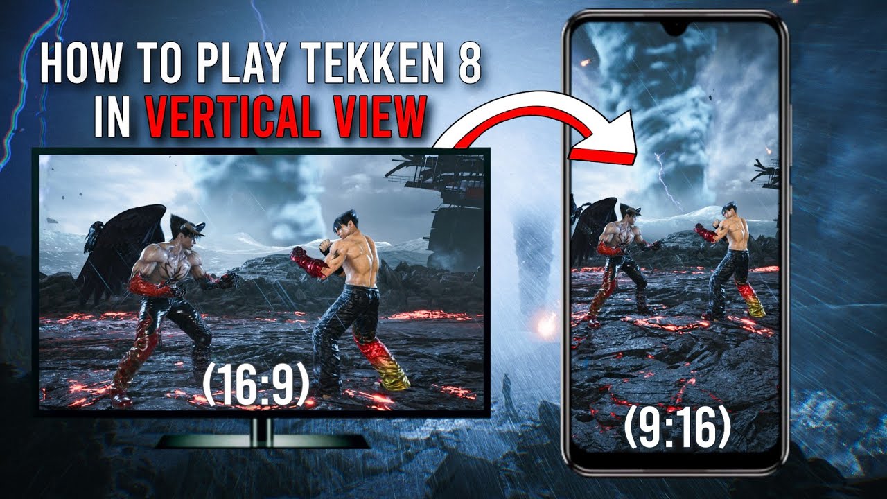 Tekken 8 : Portrait View Tutorial - Play in Vertical Format