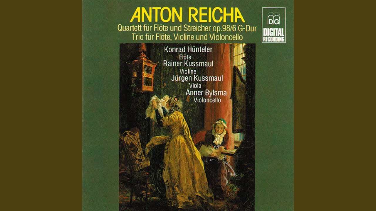 Quartet for Flute, Violin, Viola and Cello in G Major, Op. 98, No. 6: VI. Finale. Poco adagio -...