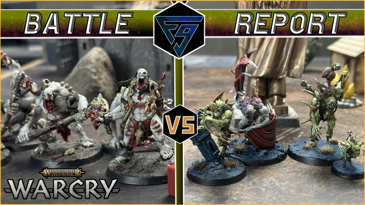 Gorger Mawpack против Flesh-Eater Courts — боевой отчёт Warcry
