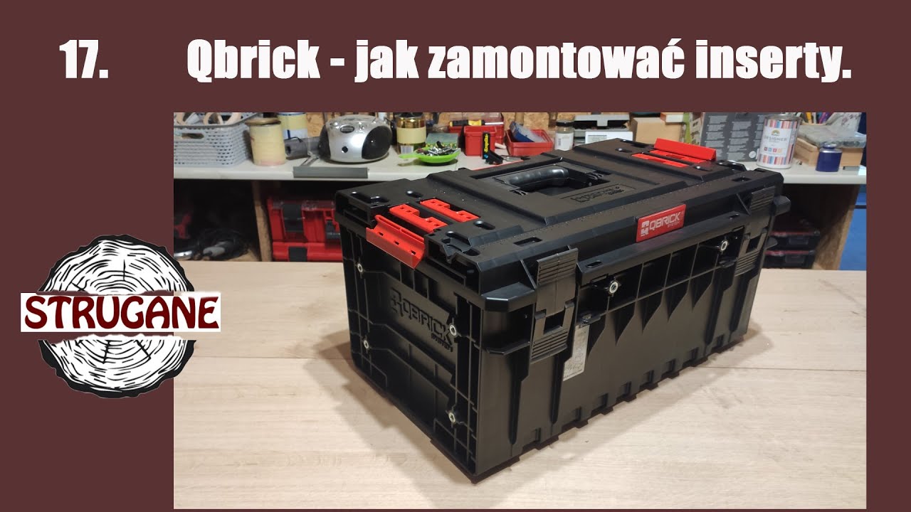 Qbrick 2.0 - jak na skrzynkach Qbricka zamontować gwintowane molety, inserty, mufy.
