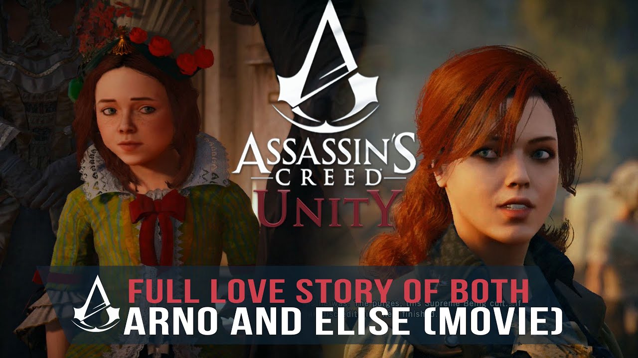 Assassin's Creed Unity - All CUTSCENES with ELISE ONLY 