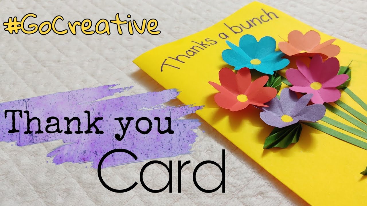 Thanks a bunch | Thank You Card | DIY Thank You Card | #thankyou #card