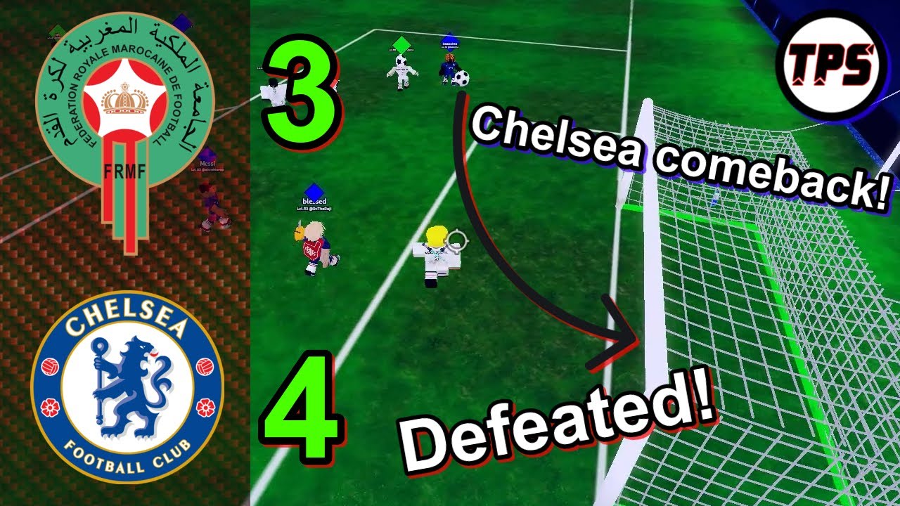 Morocco 3 - 4 Chelsea | ⚽ Roblox TPS Ultimate Soccer ⚽ | Roblox Football