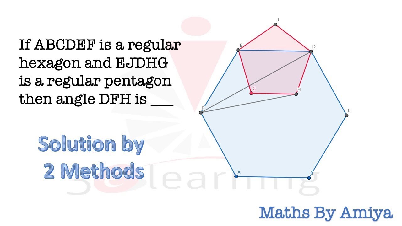 Viral Question : Hexagon and Pentagon : Geometry for CAT MBA Exams - Amiya Sir