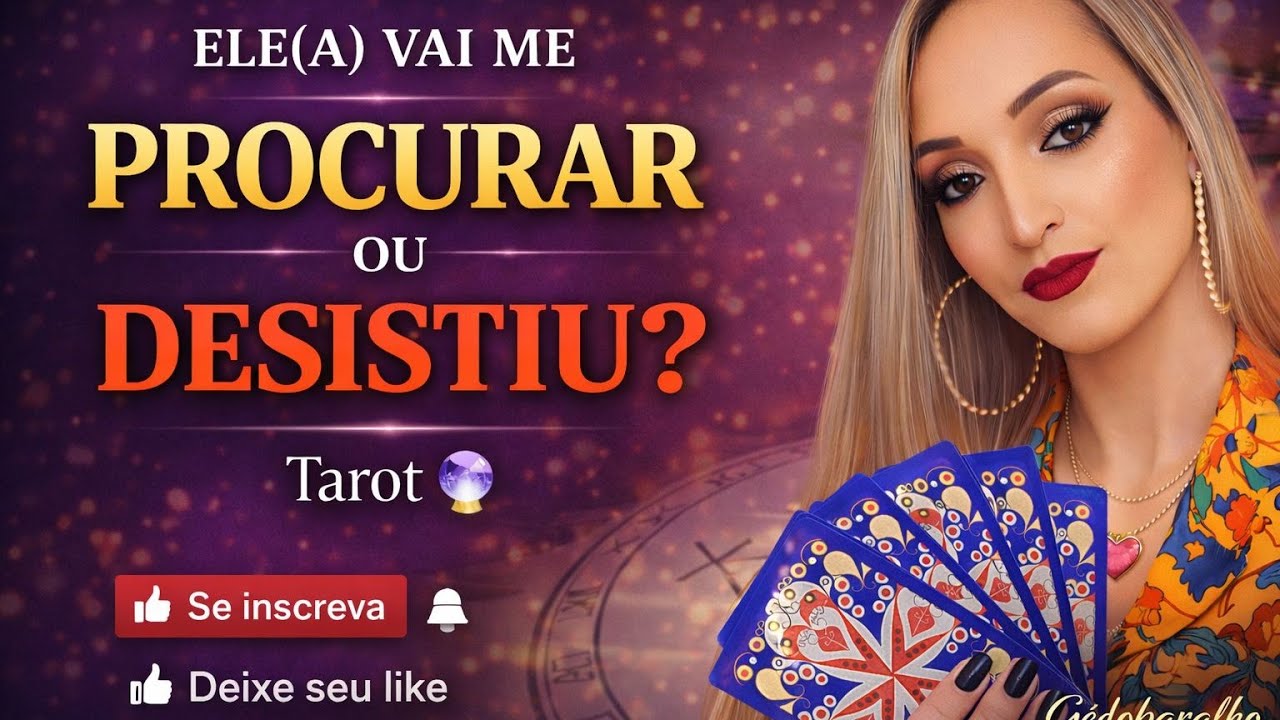 💥♥️A PESSOA AMADA VAI ME PROCURAR , OU DESISTIU TAROT 💌⁉️