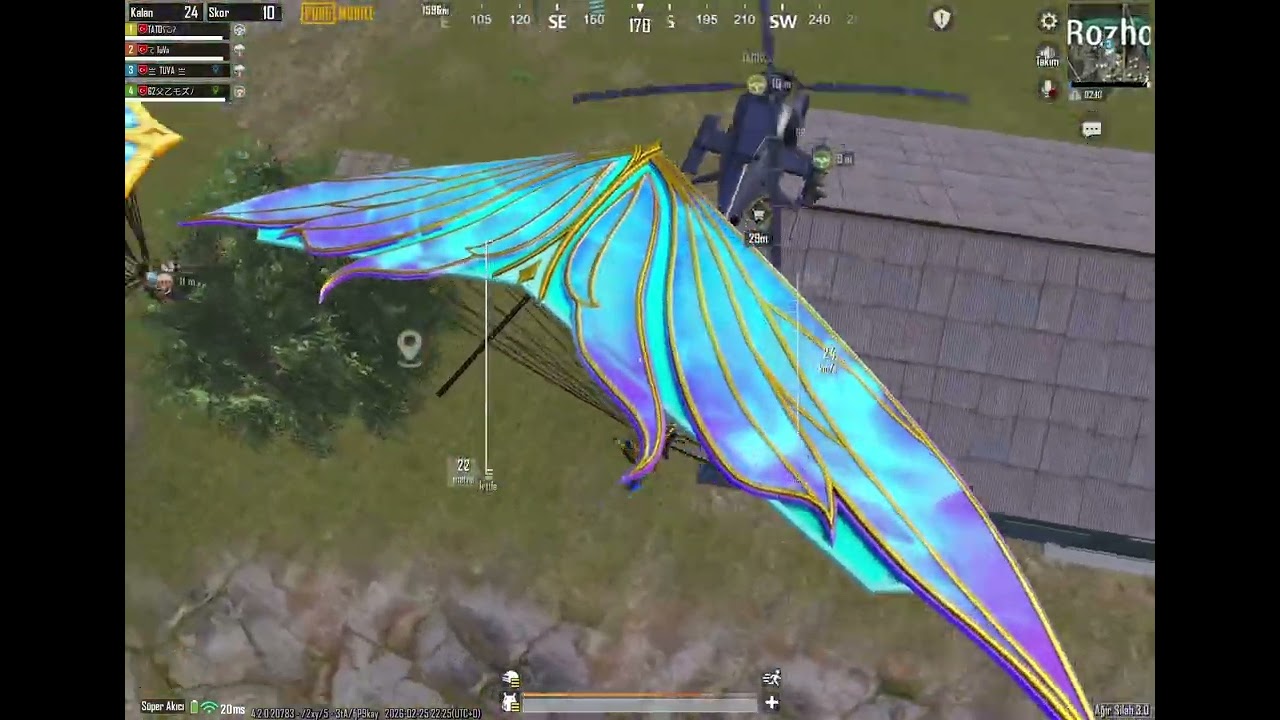 HARİTA HER ZAMAN Kİ GİBİ DARMA DUMAN PUBG MOBİLE AĞIR SİLAH MODU 