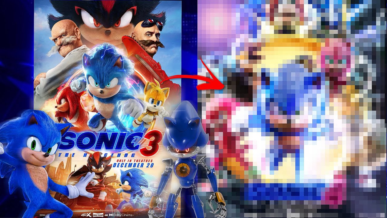 Making A Custom Sonic Movie 4 Poster! #5 (100 Subs Special!)