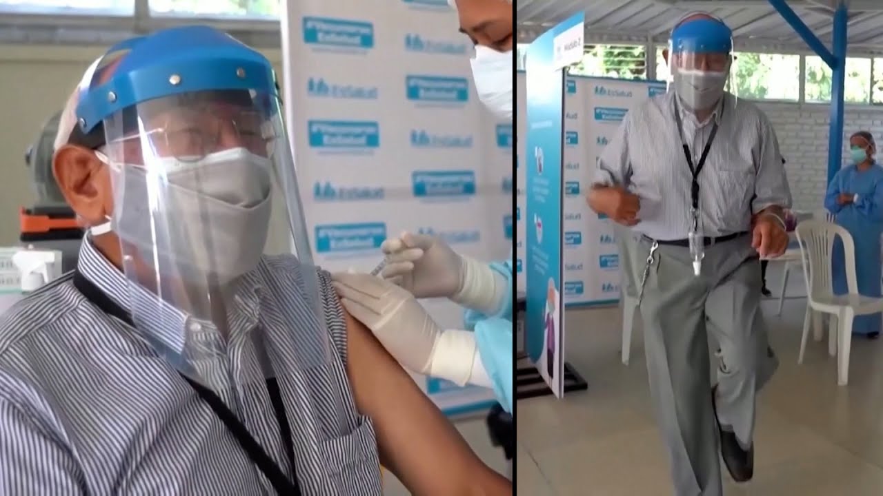 85-Year-Old Does a Dance After Vaccination