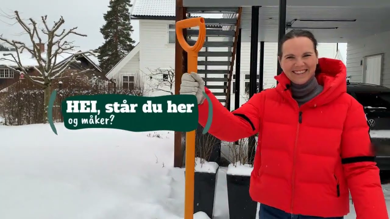 Måke snø: Kan man kaste snøen over til naboen?