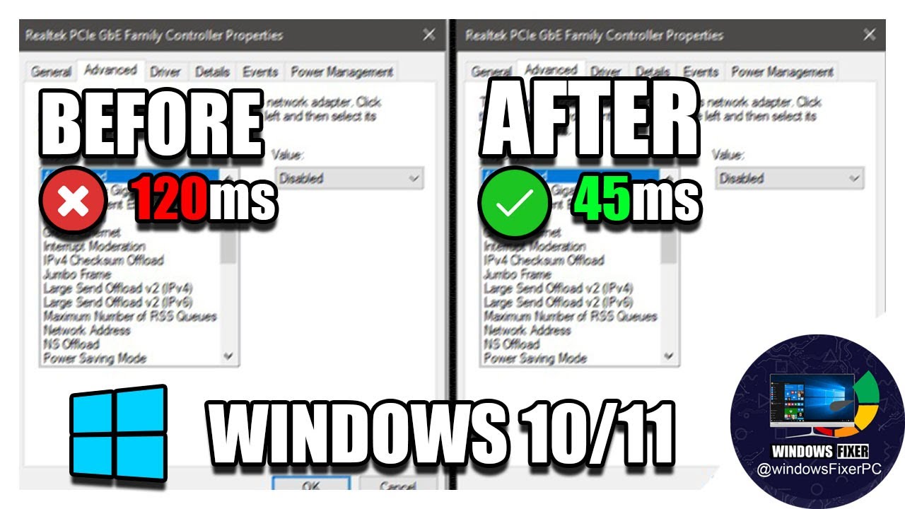 🔧 5 TIPS FOR LOWERING PING AND FIXING LAG / PACKET LOSS FOR GAMING 🔥✔️
