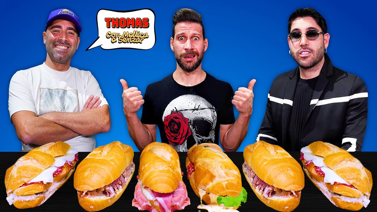 MANGIO TUTTI I PANINI più famosi di DONATO CON MOLLICA O SENZA... Spaventando STEVEN BASALARI
