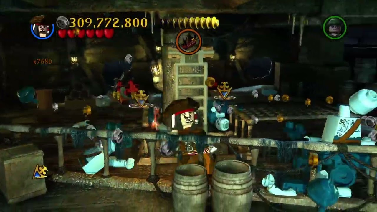 LEGO Pirates of the Caribbean - 100% Guide #13 - Norrington's Choice (All Collectibles)