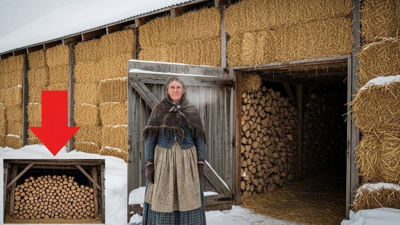 Nachbarn lachten über ihre Strohwände – bis ihr Brennholz den ganzen Winter trocken blieb.