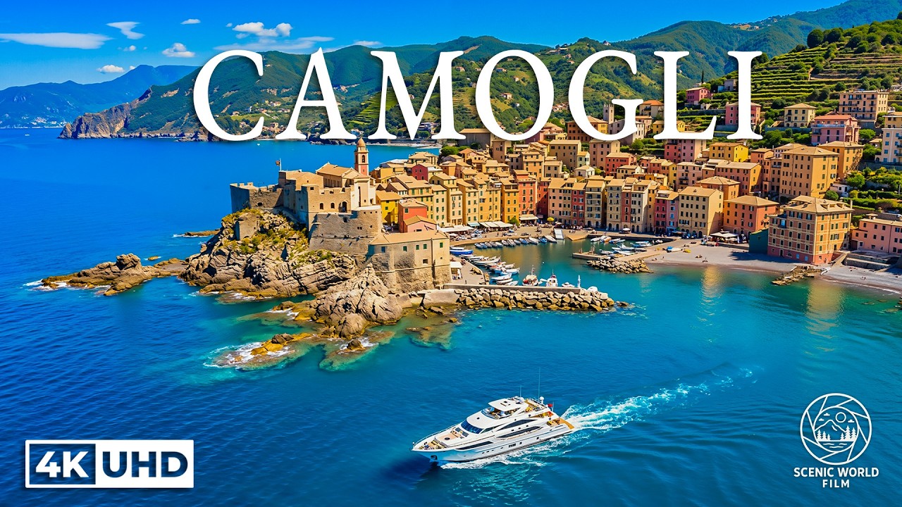 Camogli 4K | Italy's Summer Paradise | Discover Ligurian Coast, Seaside Village & Italian Riviera