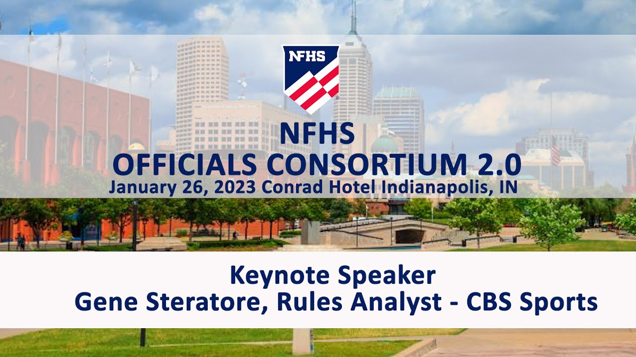 NFL Rules Analyst Gene Steratore speaks at Officials Consortium