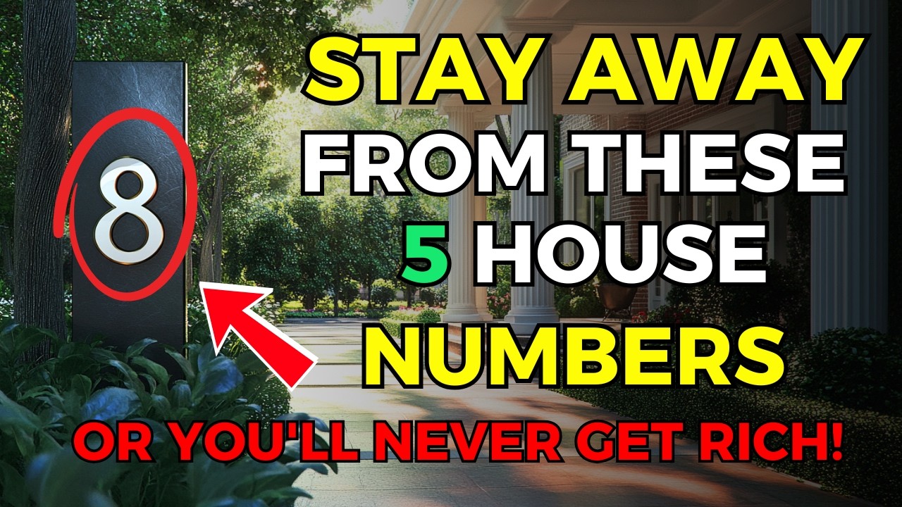 Top 5 House Numbers That Bring Bad Luck! Avoid Them At All Cost!- Feng Shui