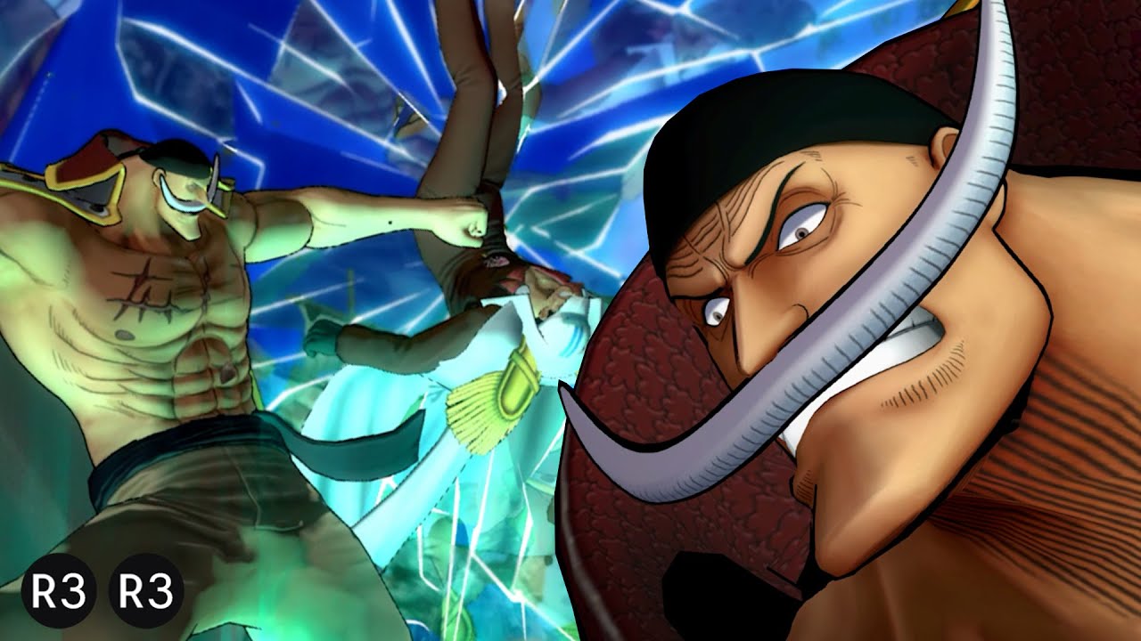 One Piece Burning Blood - Whitebeard Complete Moveset