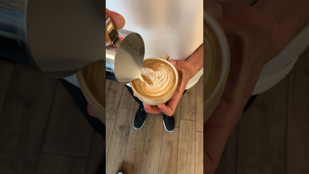 Swan #shorts #baristalife #latte