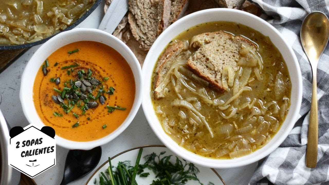 2 SOPAS CALIENTES para DÍAS de FRÍO | Living Like A Panda