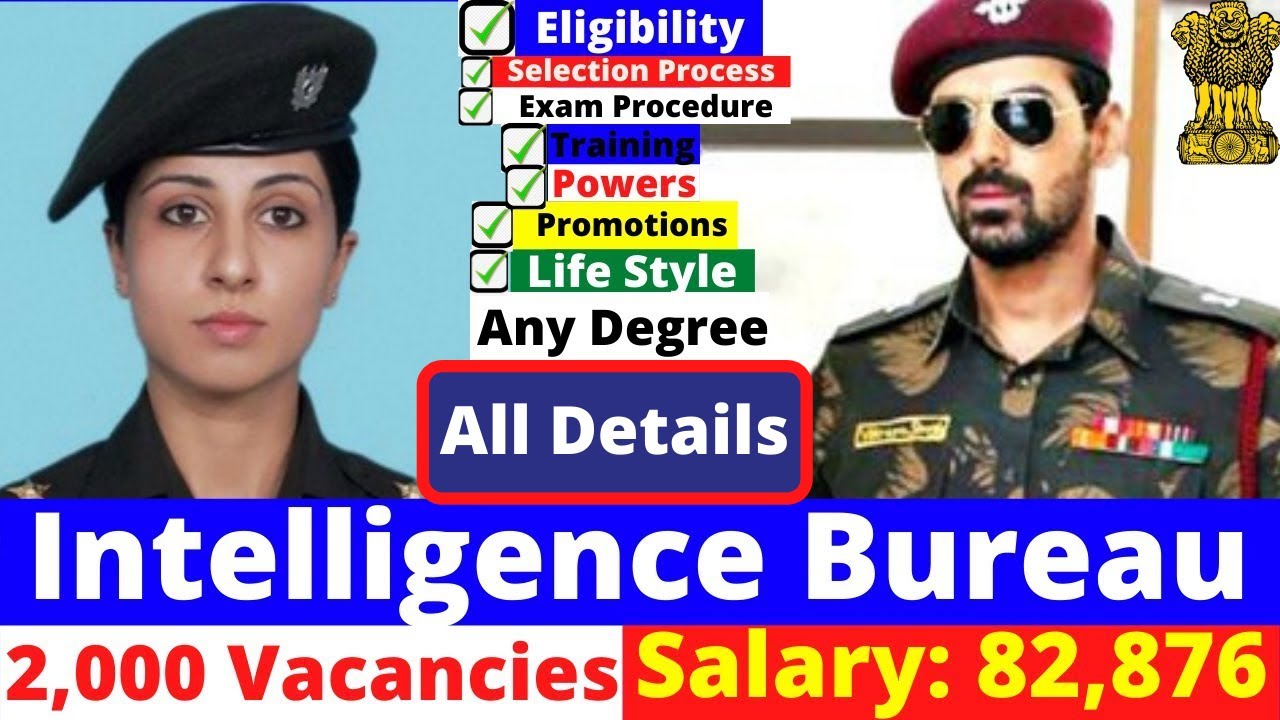 INTELLIGENCE BUREAU RECRUITMENT 2020 | ELIGIBILITY | SELECTION | TRAINING |POWER| SALARY | PROMOTION