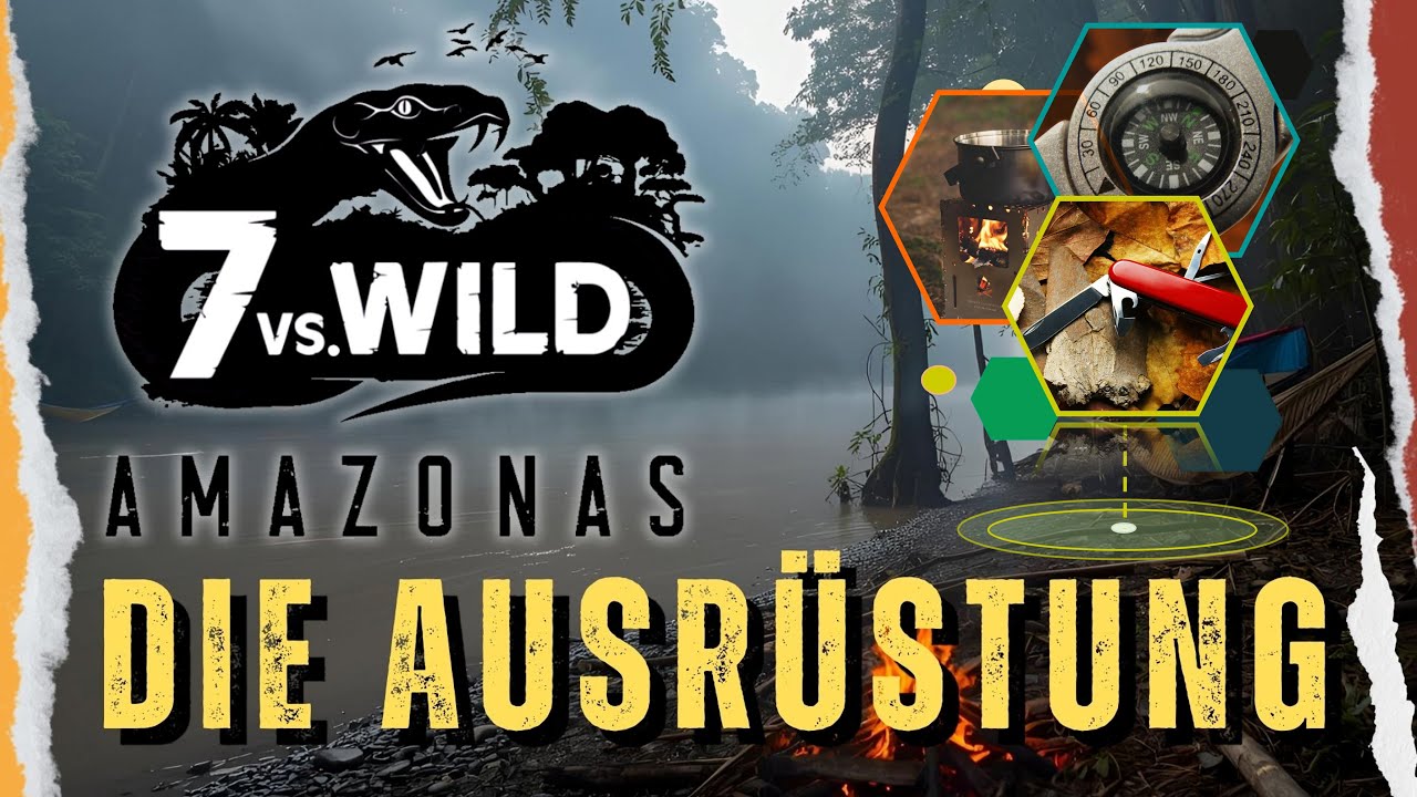 Die Ausrüstung in 7 vs Wild Amazonas I Analyse des Trailer- und Preview-videos