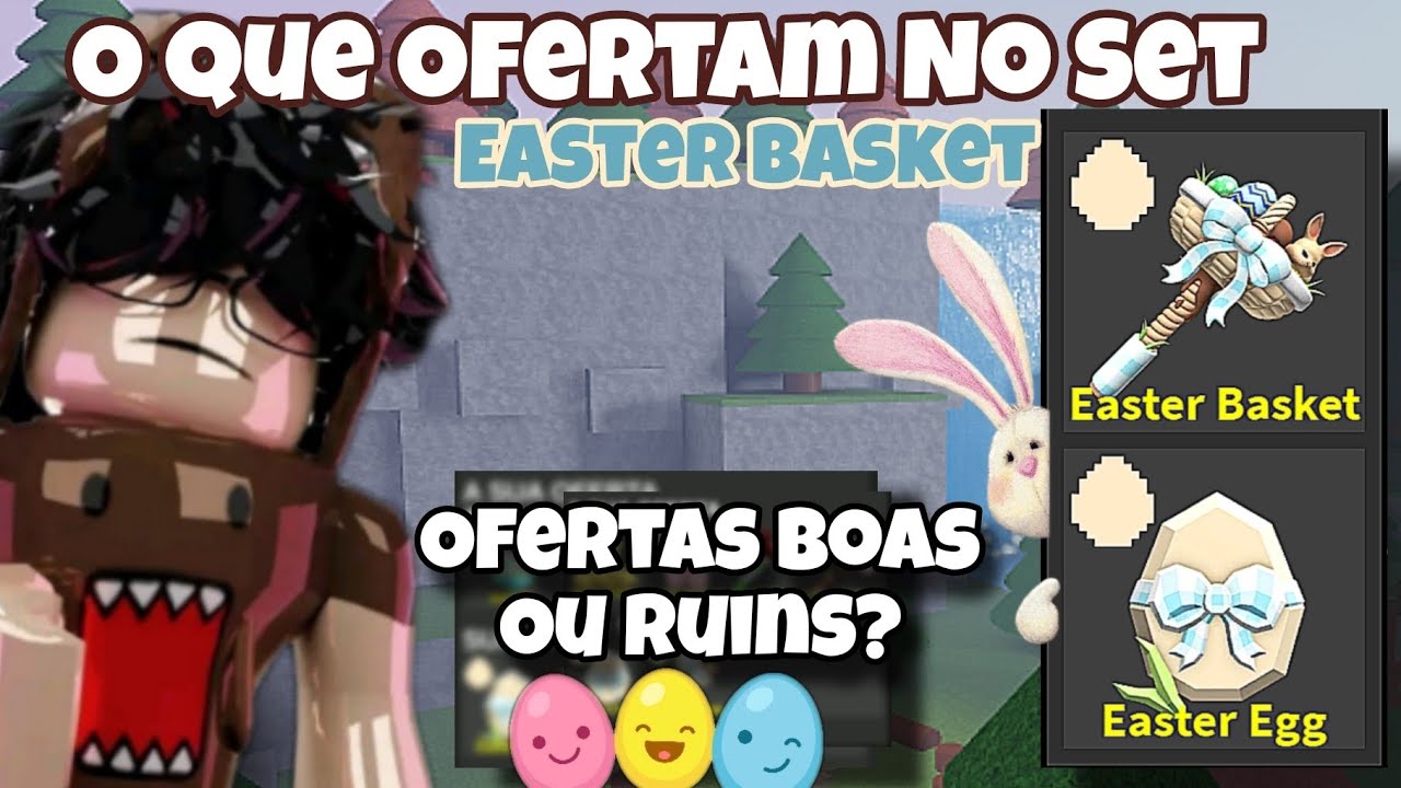 •O Que Ofertam No Set Easter Basket 🐰 Offers Boas Ou Ruins? | Flee The Facility | Roblox•