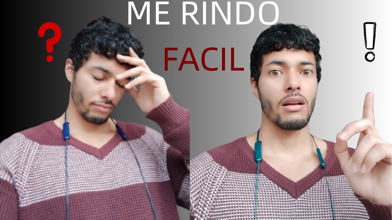 La razón por la que te rindes tan fácil